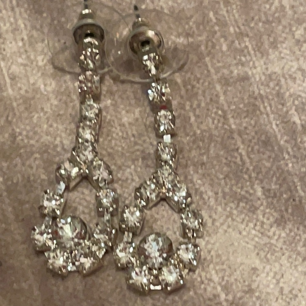 VINTAGE 90’s Rhinestone Earrings